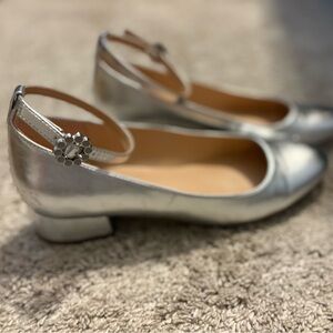 Elegant Silver Women's Shoes